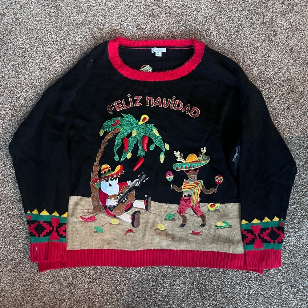 NWOT Felix Navidad Holiday Christmas Sweater